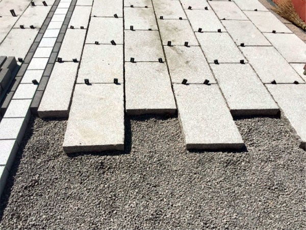 QT工法の平板敷設