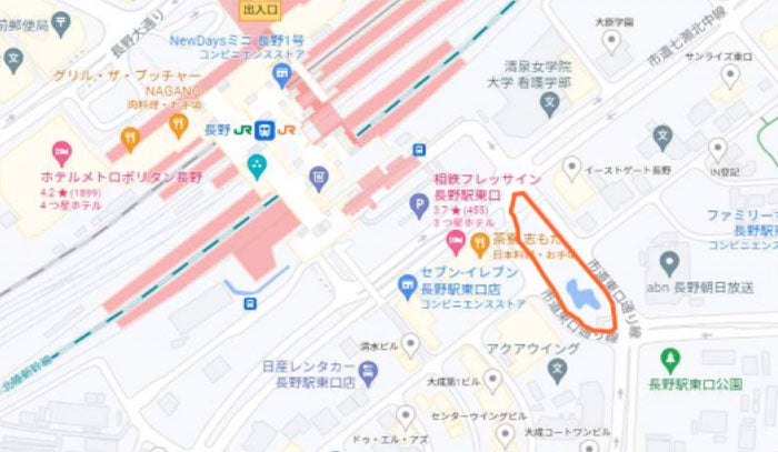 東口広場地図