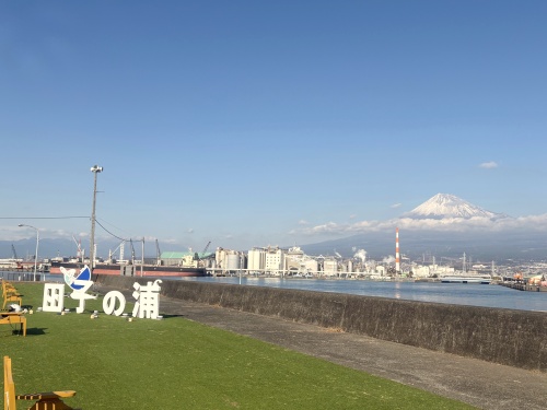 静岡県富士市、田子の浦漁港 リアル万葉集体験