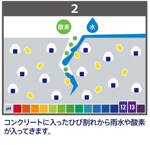 バジリスク　バクテリアを利用したコンクリートの自己治癒システム