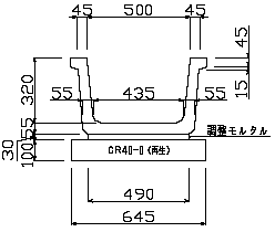 鉄筋コンクリート ベンチフリューム