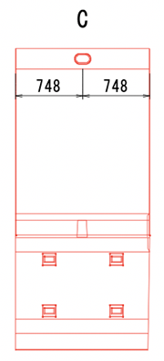 張り出し歩道APRON2 転落防止柵穴