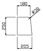 歩車道境界ブロック（片面）