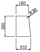 歩車道境界ブロック（片面）