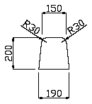 歩車道境界ブロック（両面）