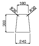 歩車道境界ブロック（両面）