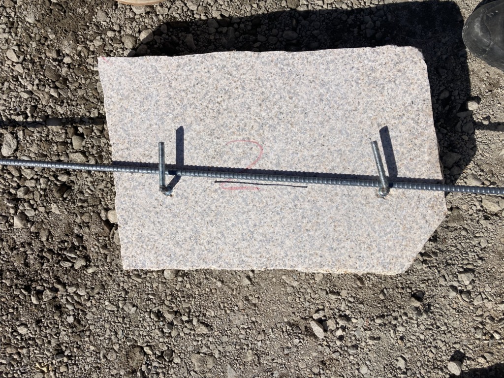 石積み工法ラックストーンで施工した御影石の石積み