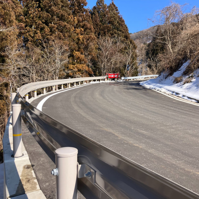 Gr・L型擁壁　施工現場