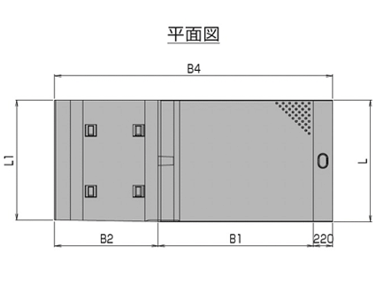 張り出し歩道APRON2 平面図
