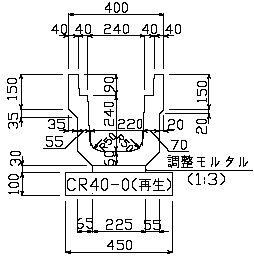 特車U形側溝（長野県タイプ）