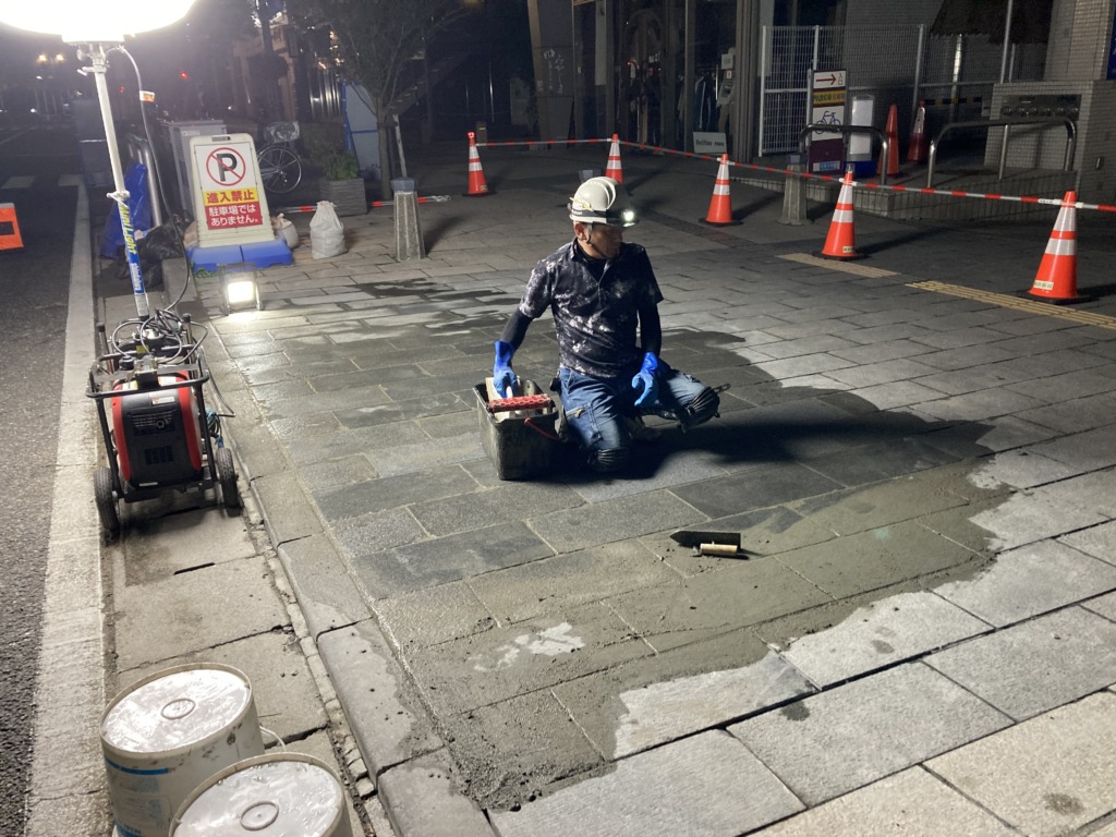 QT工法目地詰め